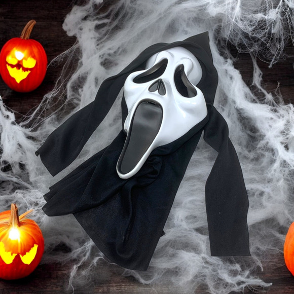 Scream Ghost Face Adult Mask 2021 Fun World Easter Unlimited Halloween Costume - Picture 1 of 5